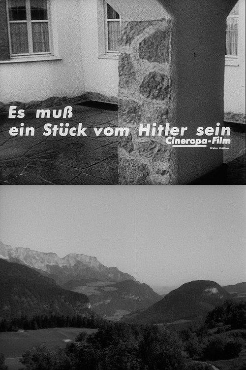 That Must Be a Piece of Hitler 1963 official movie poster