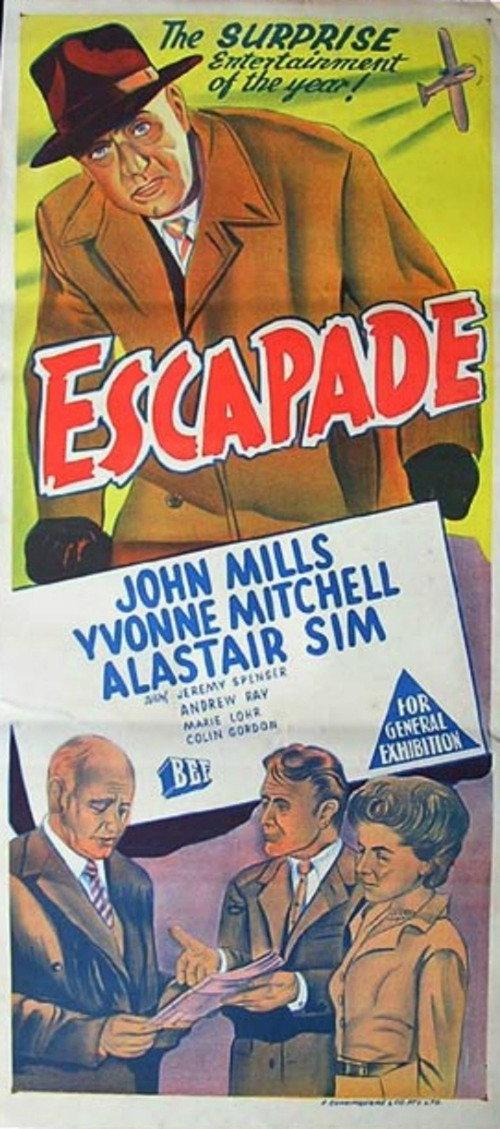 Escapade 1955 official movie poster
