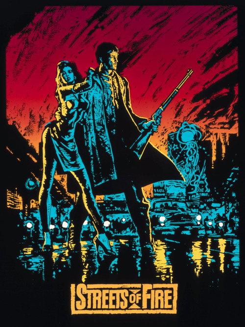 Streets of Fire 1984 official movie poster