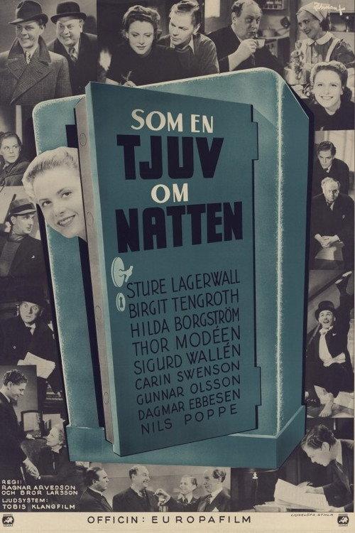 ...som en tjuv om natten 1940 official movie poster