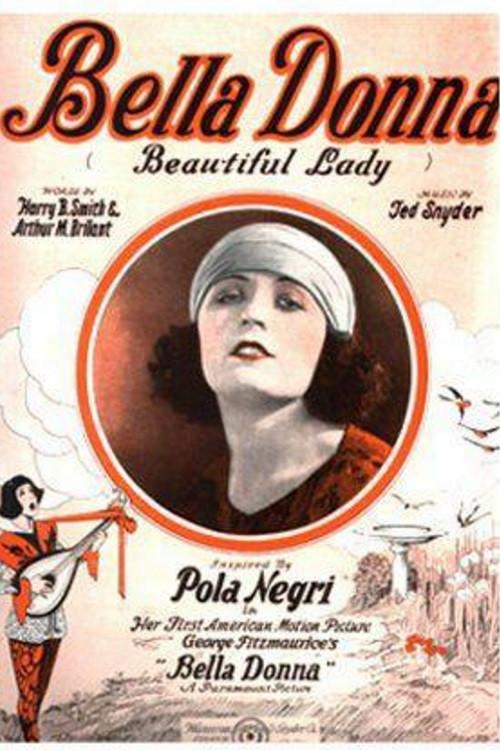Bella Donna 1923 official movie poster