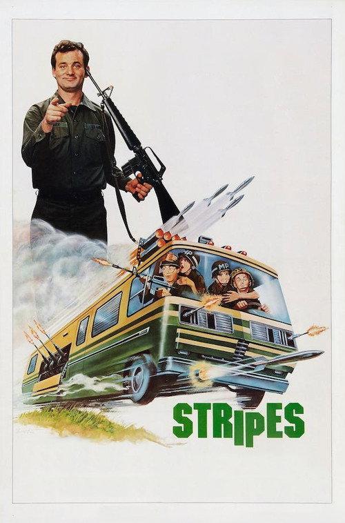Stripes 1981 official movie poster