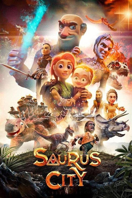 Saurus City 2025 official movie poster