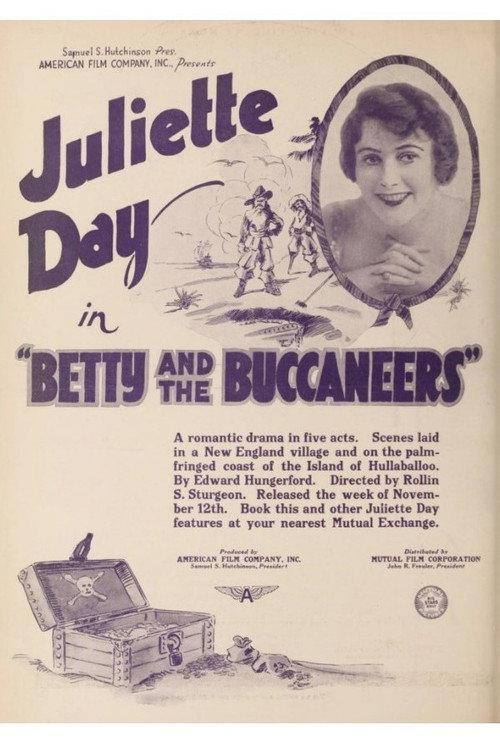 Betty and the Buccaneers 1917 official movie poster