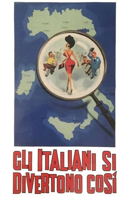 Gli italiani si divertono così 1963 official movie poster