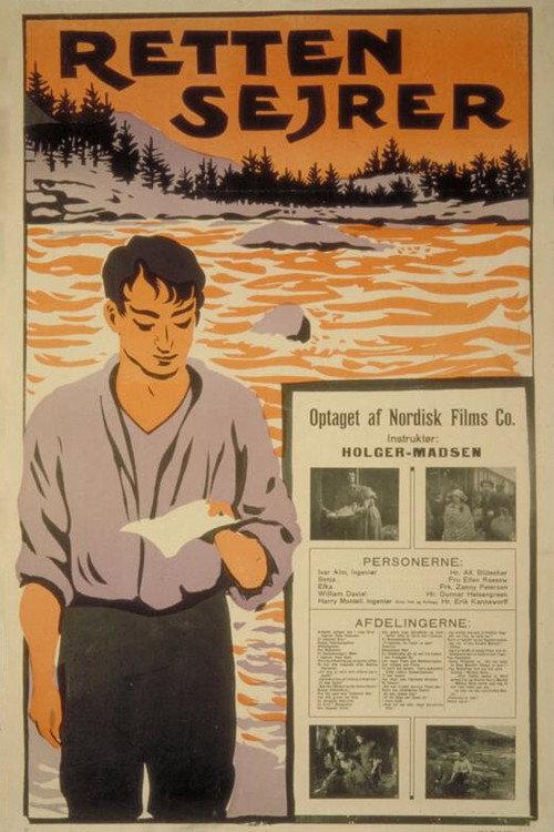 Retten sejrer 1918 official movie poster