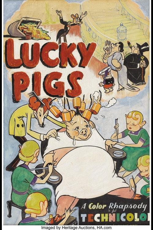Lucky Pigs 1939 official movie poster