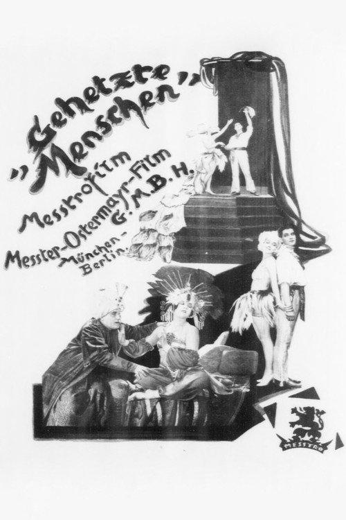 Gehetzte Menschen 1924 official movie poster