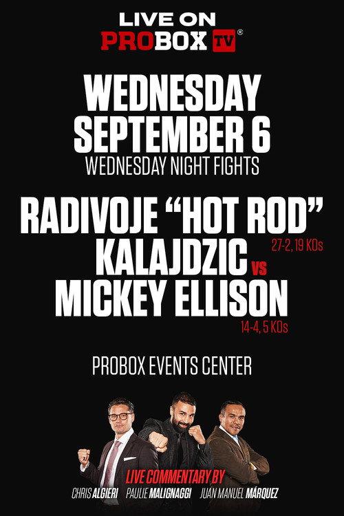 Radivoje Kalajdzic vs. Mickey Ellison 2023 official movie poster