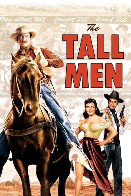 The Tall Men 1955 official movie poster