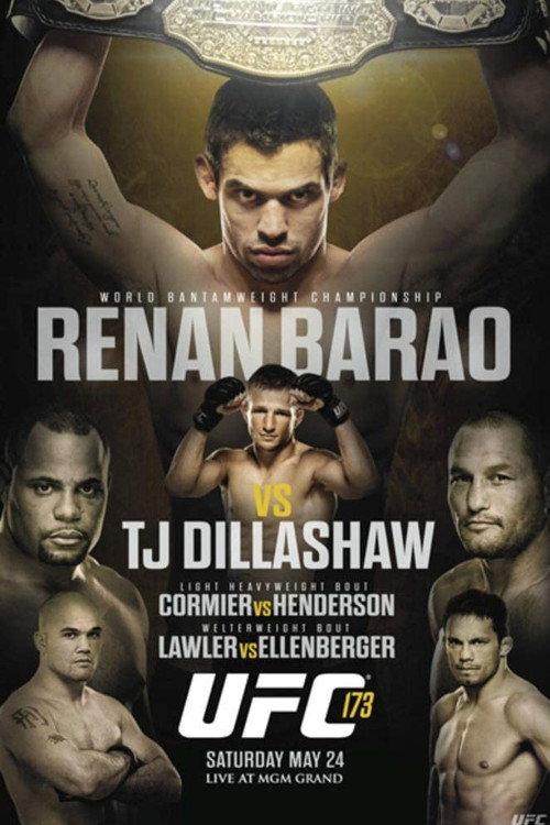 UFC 173: Barao vs. Dillashaw 2014 official movie poster