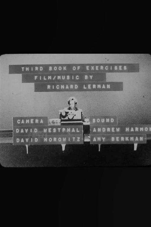 Third Book of Exercises 1968 official movie poster