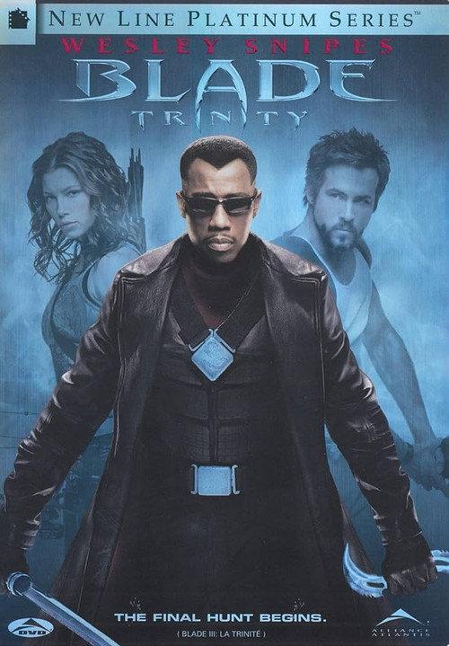 Nightstalkers, Daywalkers, and Familiars: Inside the World of Blade Trinity 2005 official movie poster