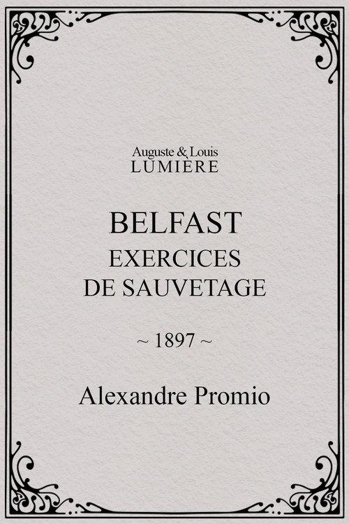 Belfast, exercices de sauvetage 1897 official movie poster