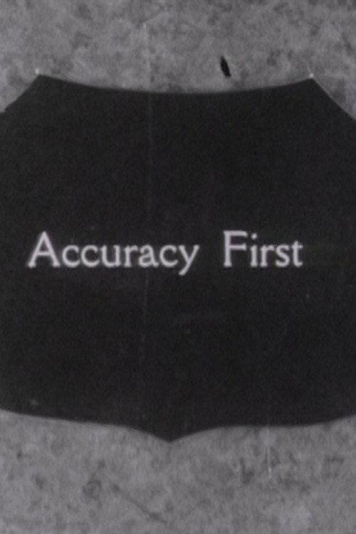 Accuracy First 1928 official movie poster