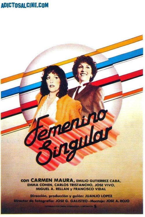 Femenino singular 1982 official movie poster