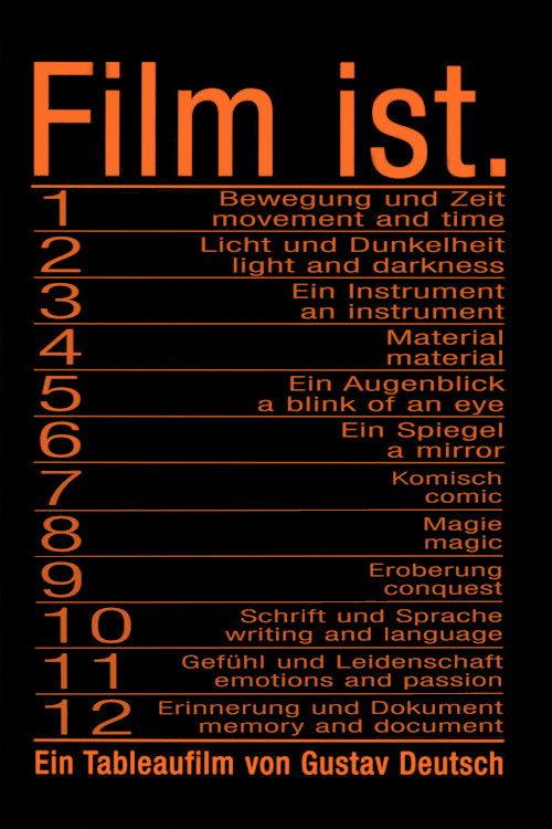 Film Is. (1-12) 2004 official movie poster