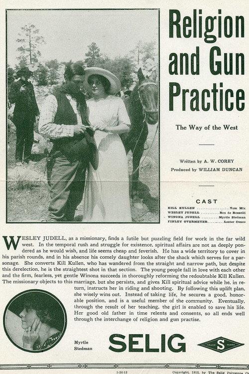 Religion and Gun Practice 1913 official movie poster