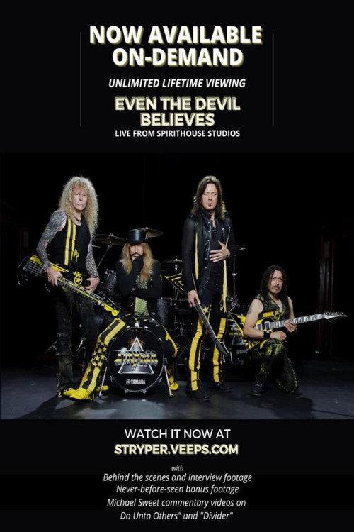 Stryper - Even the Devil Believes Live Stream 2020 official movie poster