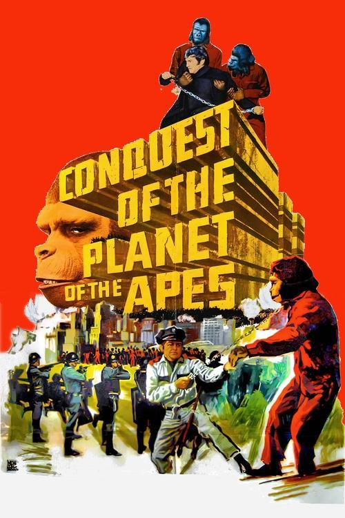 Conquest of the Planet of the Apes 1972 official movie poster