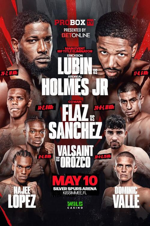 Erickson Lubin vs. Ardreal Holmes Jr 2025 official movie poster
