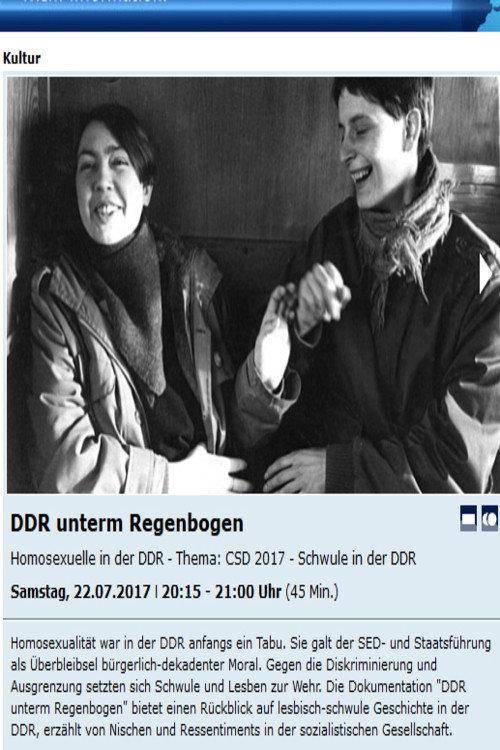 DDR unterm Regenbogen 2011 official movie poster