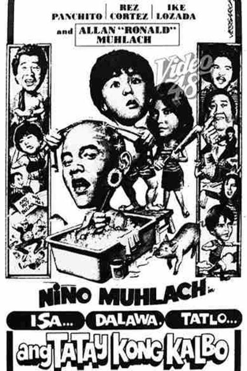 Isa-dalawa-tatlo: Ang tatay kong kalbo 1978 official movie poster