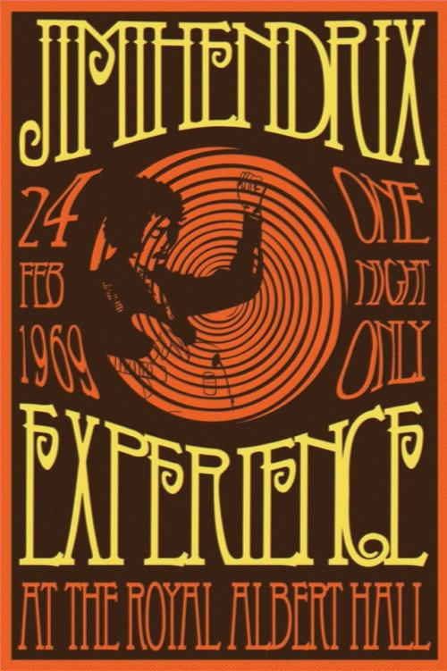 The Jimi Hendrix Experience: Royal Albert Hall 1969 official movie poster