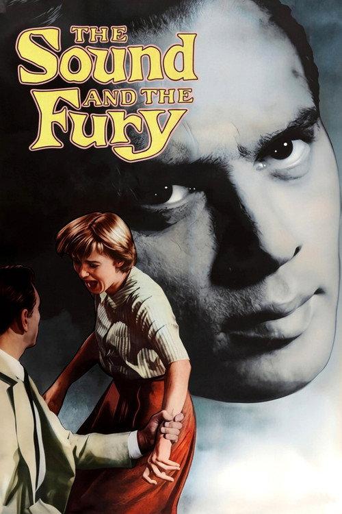 The Sound and the Fury 1959 official movie poster