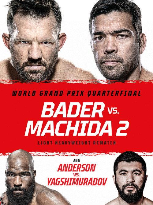 Bellator 256: Bader vs. Machida 2 2021 official movie poster