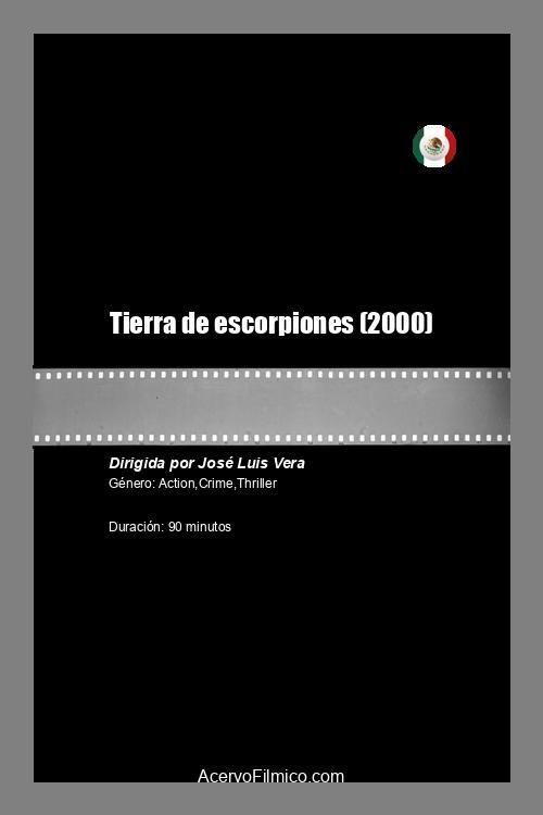 Tierra de escorpiones 2000 official movie poster