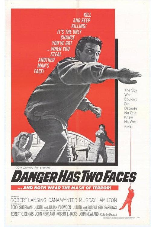 Danger Has Two Faces 1968 official movie poster