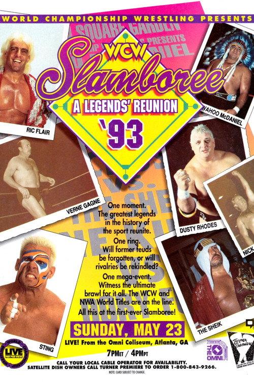 WCW Slamboree 1993 1993 official movie poster