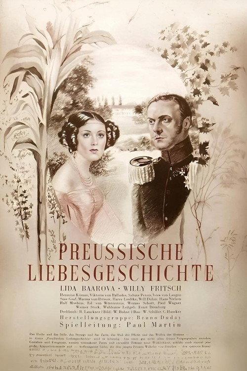 A Prussian Love Story 1938 official movie poster