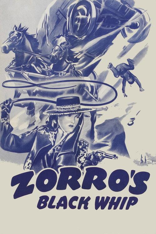 Zorro's Black Whip 1944 official movie poster