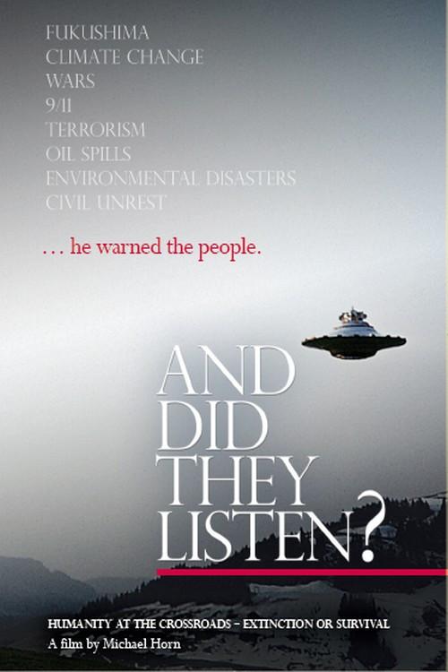 And Did They Listen? 2015 official movie poster