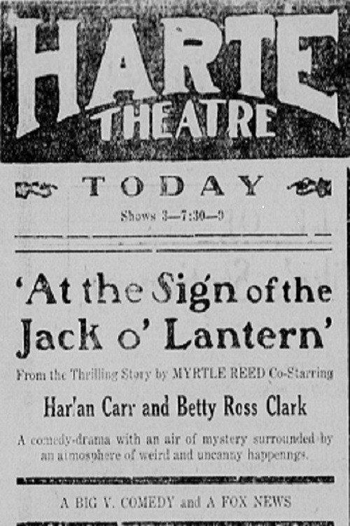 At the Sign of the Jack'O Lantern 1922 official movie poster