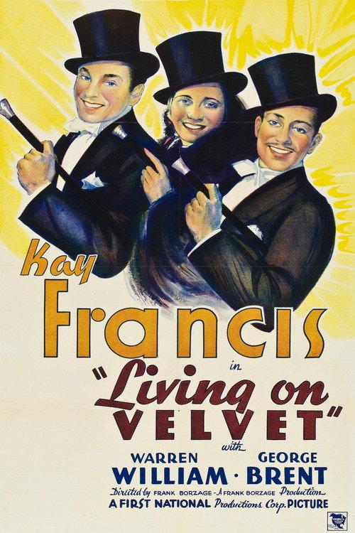 Living on Velvet 1935 official movie poster
