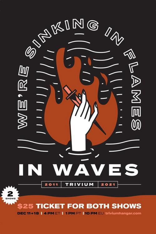 Trivium – Live From The Hangar: In Waves 2021 official movie poster