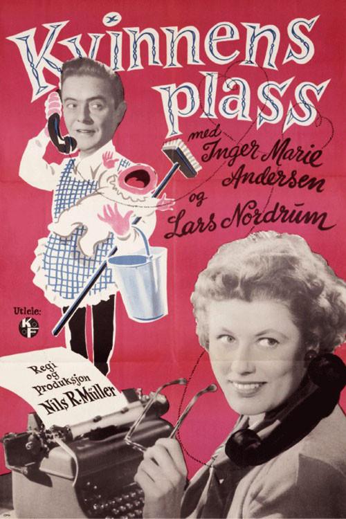 Kvinnens plass 1956 official movie poster