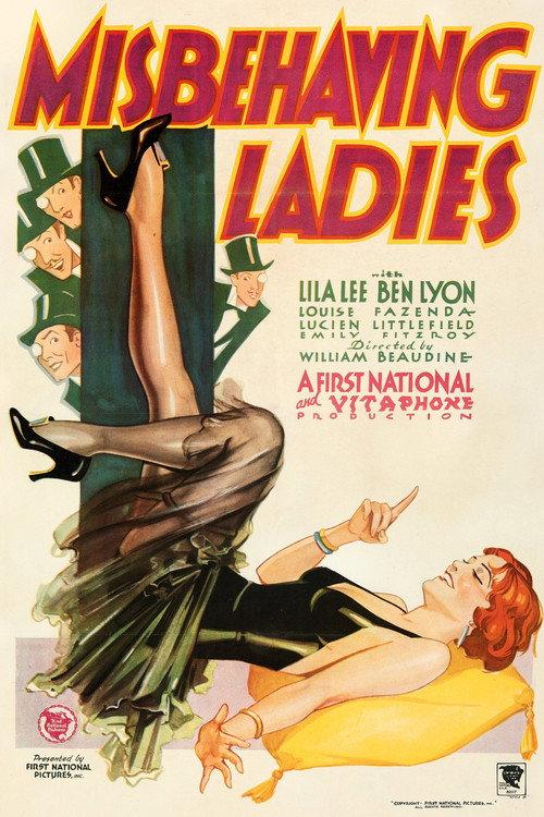 Misbehaving Ladies 1931 official movie poster