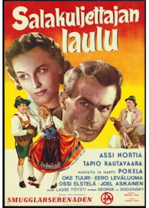 Salakuljettajan laulu 1952 official movie poster