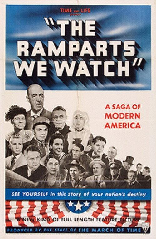 The Ramparts We Watch 1940 official movie poster