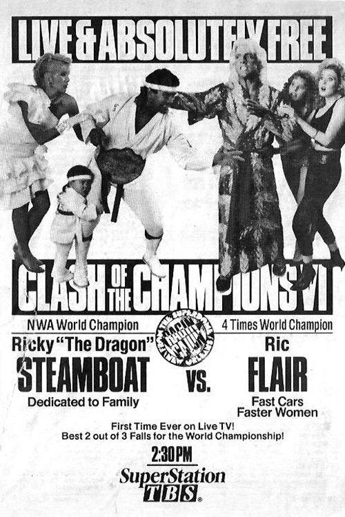 NWA Clash of The Champions VI: Ragin' Cajun 1989 official movie poster