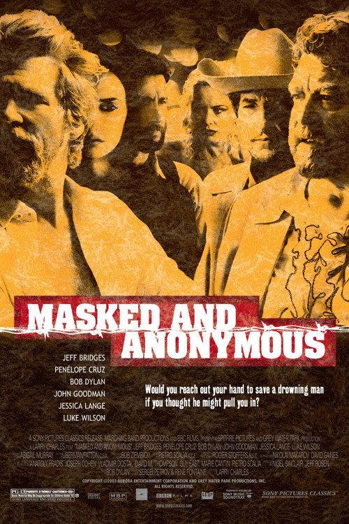 Masked and Anonymous 2003 official movie poster