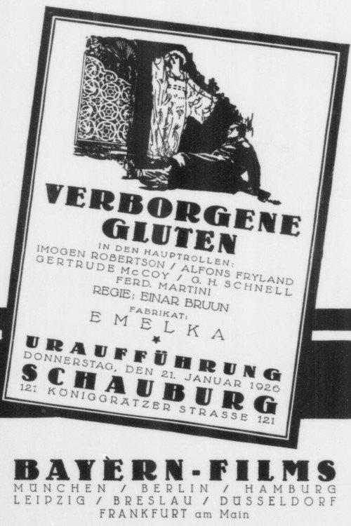Hidden Fires 1925 official movie poster