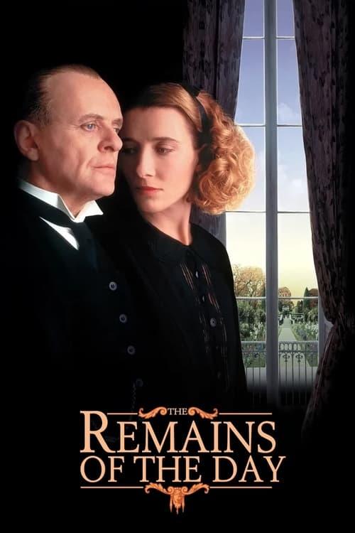 The Remains of the Day 1993 official movie poster