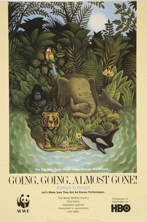 Going, Going, Almost Gone! Animals in Danger 1995 official movie poster