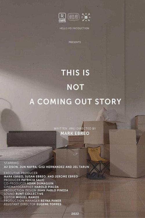 This is Not A Coming Out Story 2022 official movie poster
