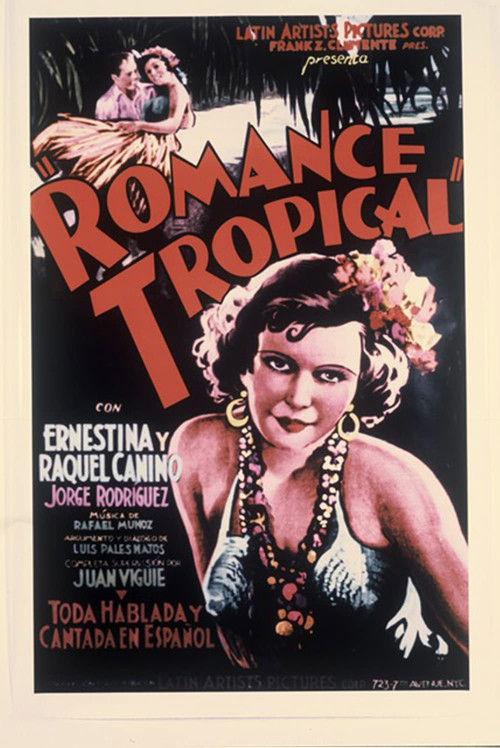 Romance tropical 1934 official movie poster